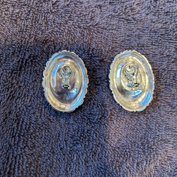 Judith Jack Sterling, Pearl Earrings - Picture 4 of 5